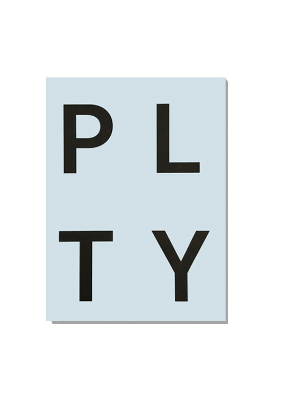 plty PLTY Notepad - Light Blue