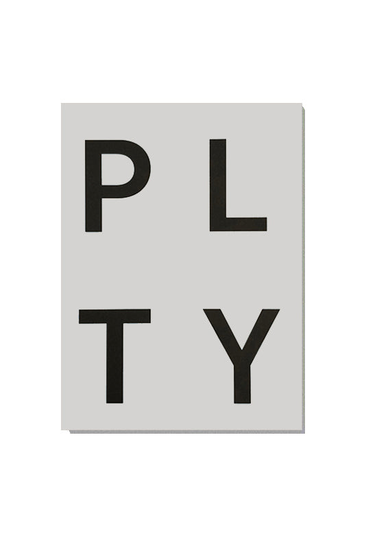 plty PLTY Notepad - Pale Grey
