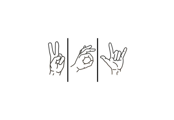 plty Postcards - Peace OK and Cool