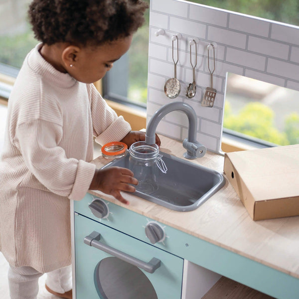 2-in-1 Wooden Street Food Truck And Kitchen