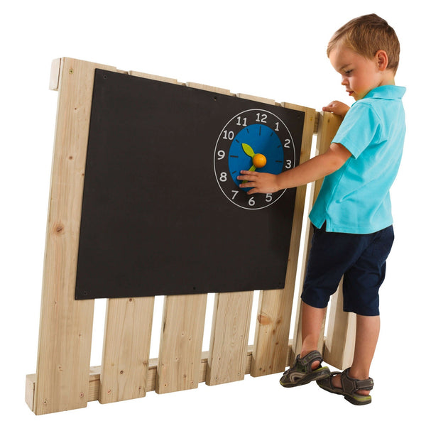 Chalkboard With Clock Playcentre Accessory