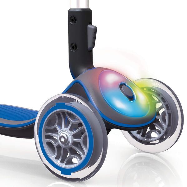 Globber Elite With Front Lights - Blue