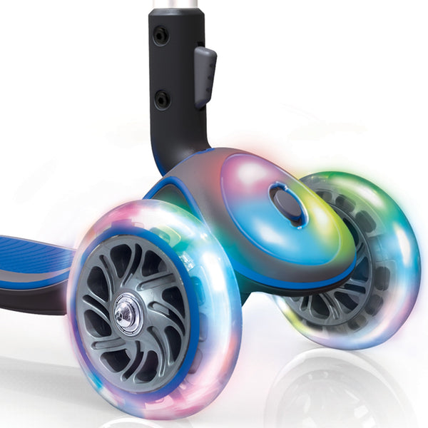 Globber Elite With Front & Wheel Lights - Blue