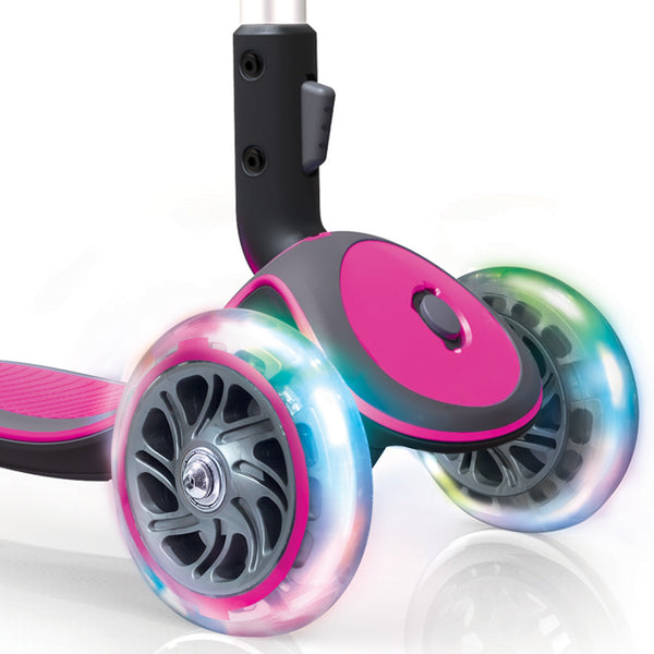 Globber Elite With Wheel Lights - Pink