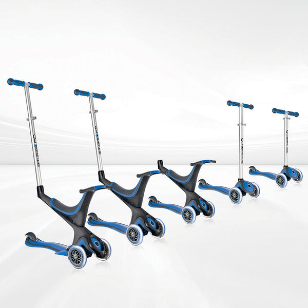 Globber Evo 5-in-1 Lights - Blue