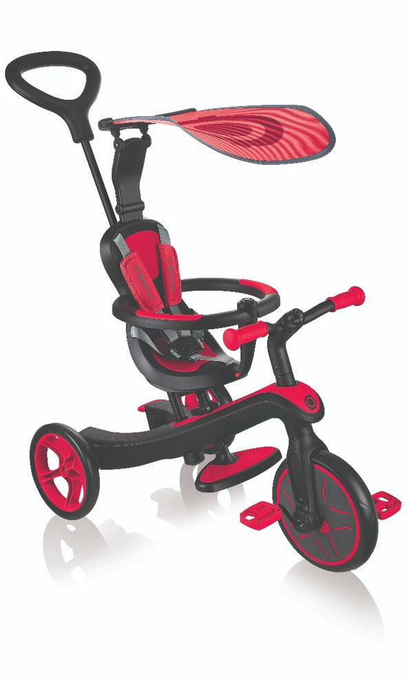Globber Explorer Trike 4 in 1 - Red