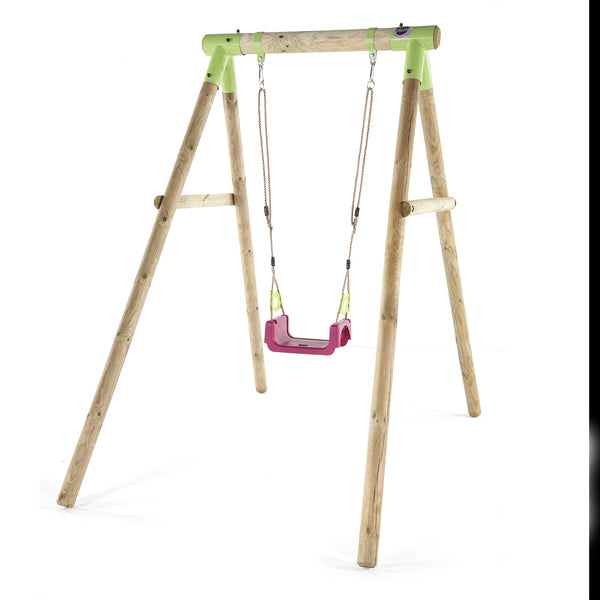 Plum Quoll Wooden Swing Set With 3 In 1 Seat