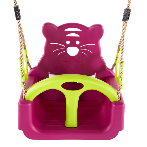 Plum Quoll Wooden Swing Set With 3 In 1 Seat