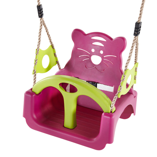 Plum Quoll Wooden Swing Set With 3 In 1 Seat
