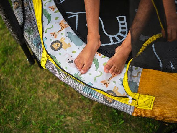 Plum® 4.5ft Print & Sound Trampoline And Enclosure With Sounds