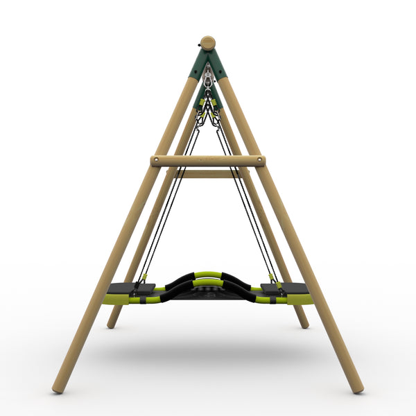 Plum® Bush Baby™ Wooden Swing Set - Glide Nest Swing