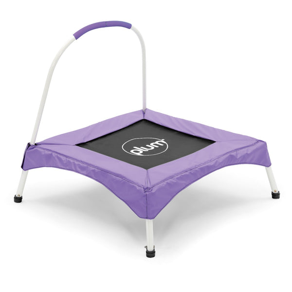 Plum® Junior Bouncer Trampoline - Purple with Handle