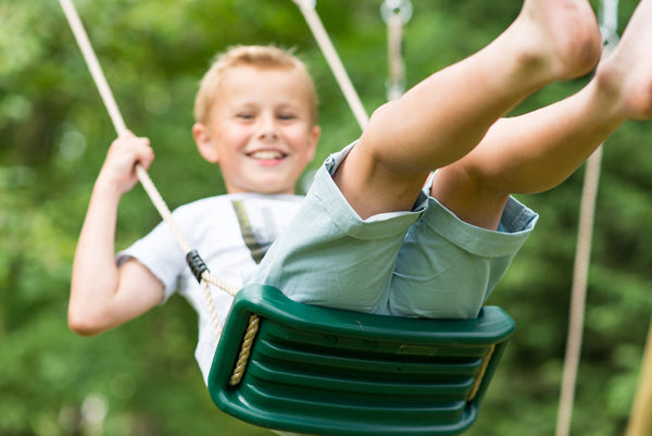 Plum® Macaque™ Wooden Swing Set
