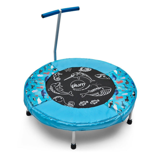 Plum® Print & Sound Junior Bouncer Trampoline And Handle
