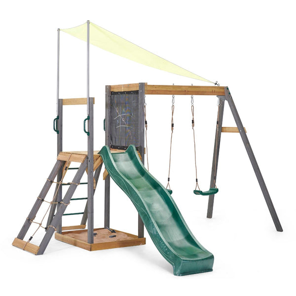 Plum® Siamang Wooden Playcentre - Swing And Slide Climbing Frame