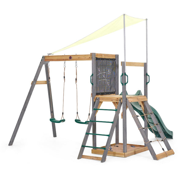 Plum® Siamang Wooden Playcentre - Swing And Slide Climbing Frame