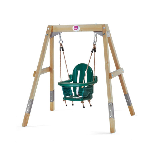 Plum® Wooden 2-in-1 Swing Set