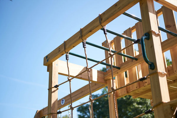 Plum® Wooden Climbing Cube XL With Swing Arm