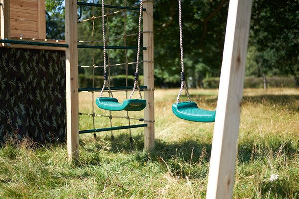 Plum® Wooden Climbing Cube XL With Swing Arm