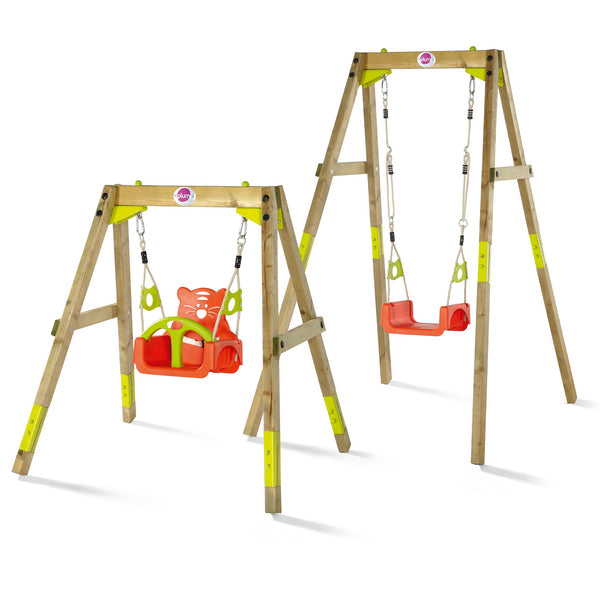 Plum® Wooden Growing Swing Set