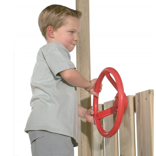 Red Steering Wheel With Hooter