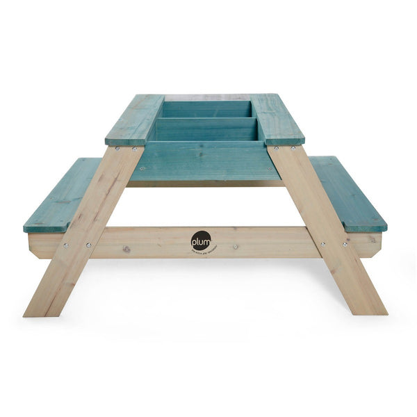 Surfside Wooden Sand & Water Picnic Table - Teal