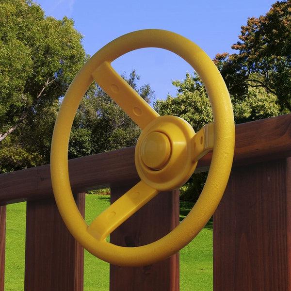 Yellow Steering Wheel - Play Centre Accessory