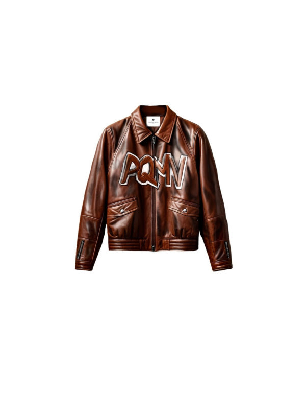 Plùs Que Ma Vìe BURNMARKS DROP SS25 LEATHER JACKET BLACK