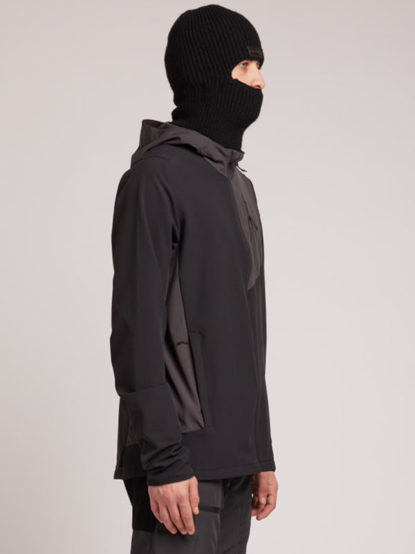 Plùs Que Ma Vìe E-Q HIKING WATERPROOF JACKET BLACK AND GREY