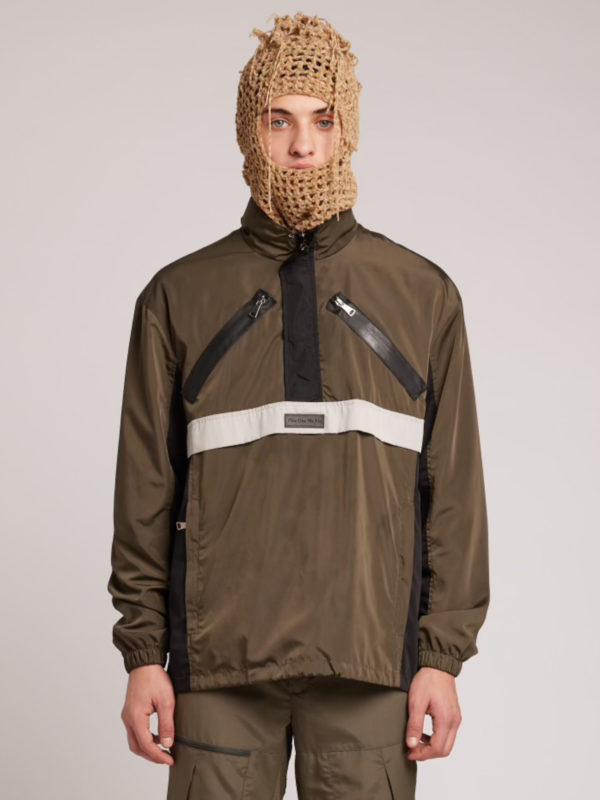 plùs que ma vìe E-Q HIKING WINDBREAKER MILITARY GREEN