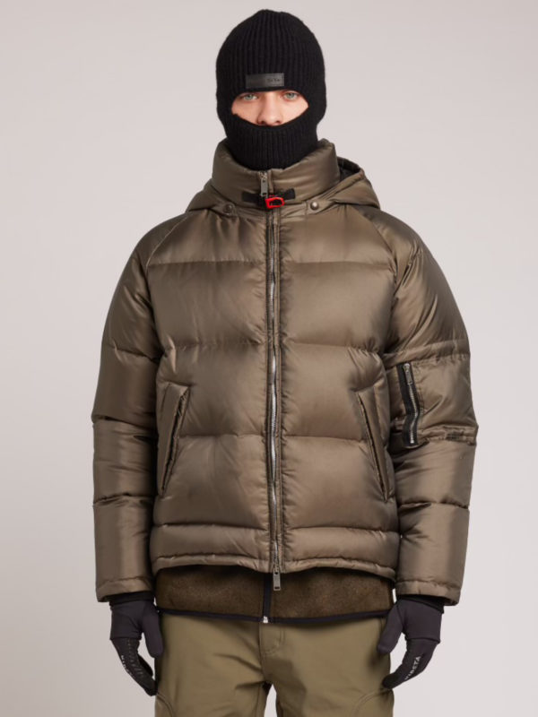 plùs que ma vìe GREEN MILITARY PUFFER MILITARY GREEN