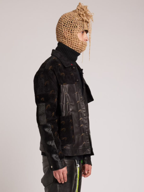 Plùs Que Ma Vìe AAE SOUND BLACK SUEDE JACKET BLACK