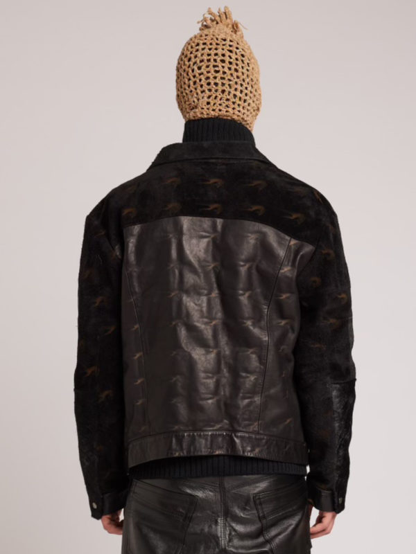 Plùs Que Ma Vìe AAE SOUND BLACK SUEDE JACKET BLACK