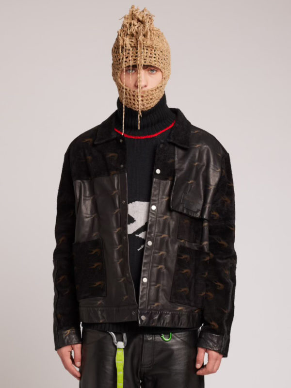 plùs que ma vìe AAE SOUND BLACK SUEDE JACKET BLACK