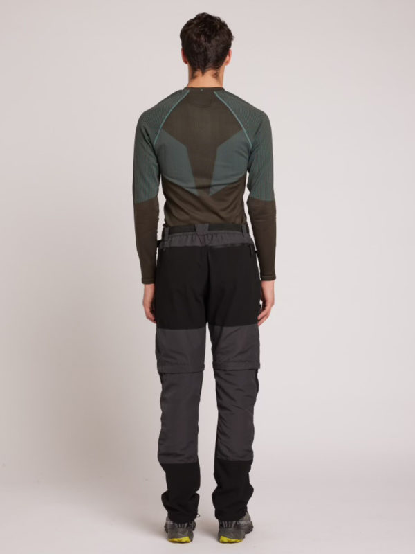 Plùs Que Ma Vìe HIKING DETACHABLE TROUSERS BLACK