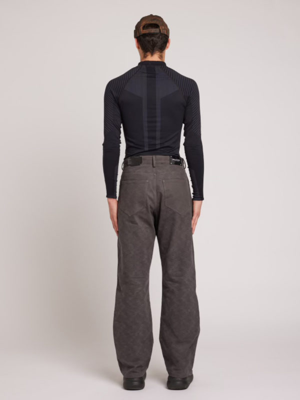 Plùs Que Ma Vìe LASERED GREY DENIM TROUSERS GREY