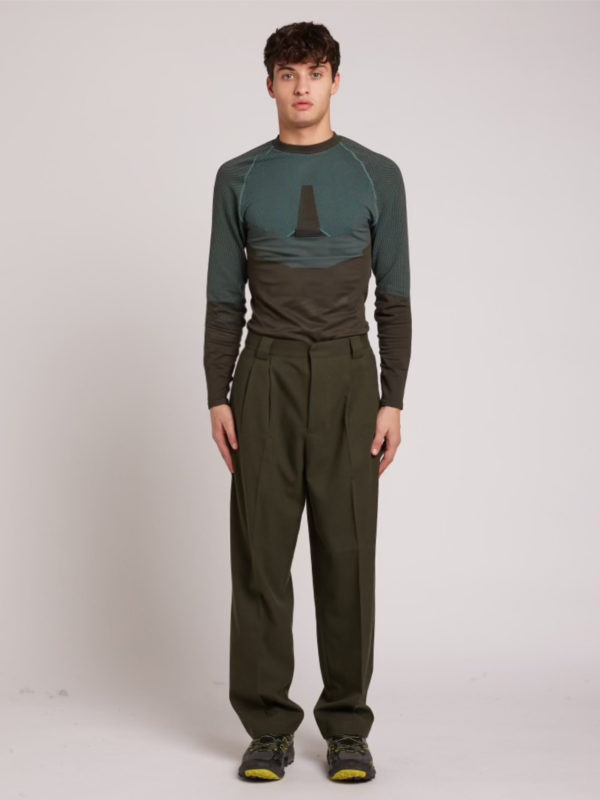 plùs que ma vìe OLIVE TROUSERS OLIVE