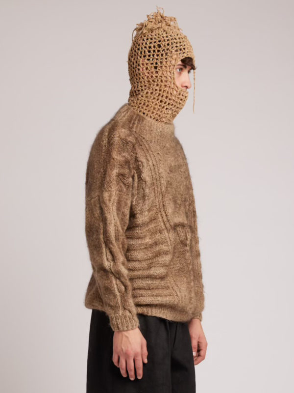 Plùs Que Ma Vìe PEPE SWEATER LIGHT BROWN