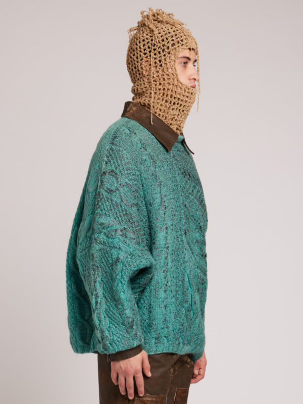 Plùs Que Ma Vìe PETROL DERMA SWEATER PETROL