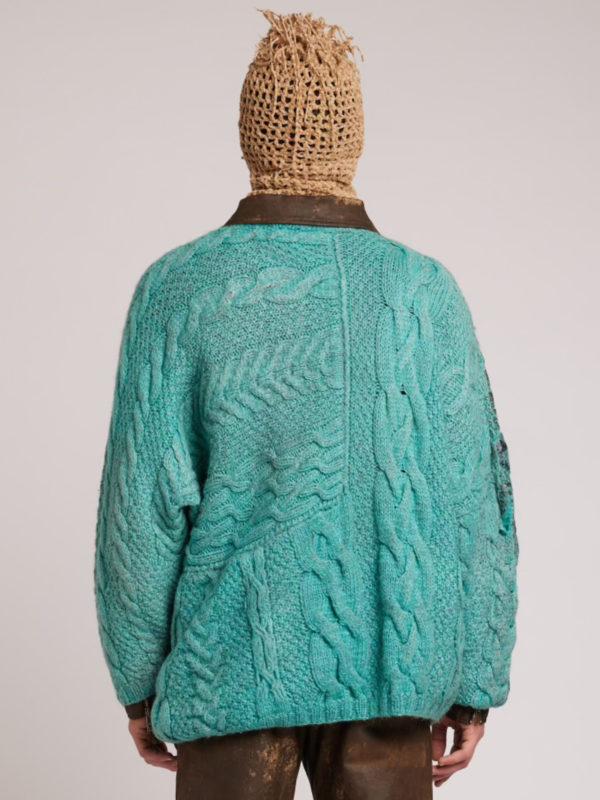 Plùs Que Ma Vìe PETROL DERMA SWEATER PETROL