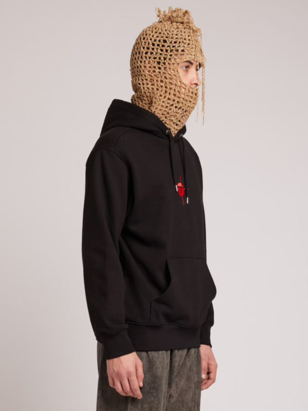 Plùs Que Ma Vìe PQMV LOGO HOODIE BLACK