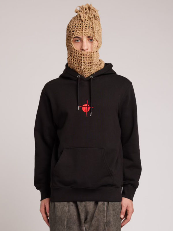 plùs que ma vìe PQMV LOGO HOODIE BLACK