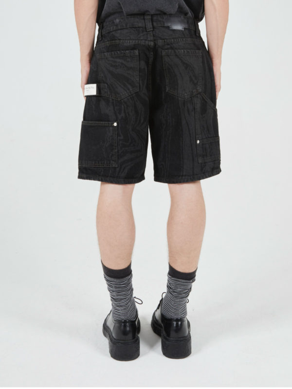 Plùs Que Ma Vìe SS25 BLACK DENIM SHORTS BLACK