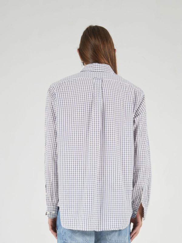 Plùs Que Ma Vìe SS25 CLASSIC SHIRT BLUE AND WHITE