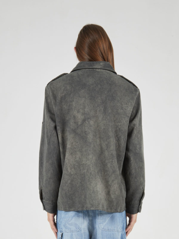 Plùs Que Ma Vìe SS25 WORK SHIRT GREY