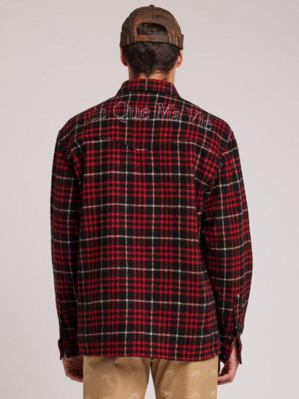 Plùs Que Ma Vìe TARTAN SHIRT RED