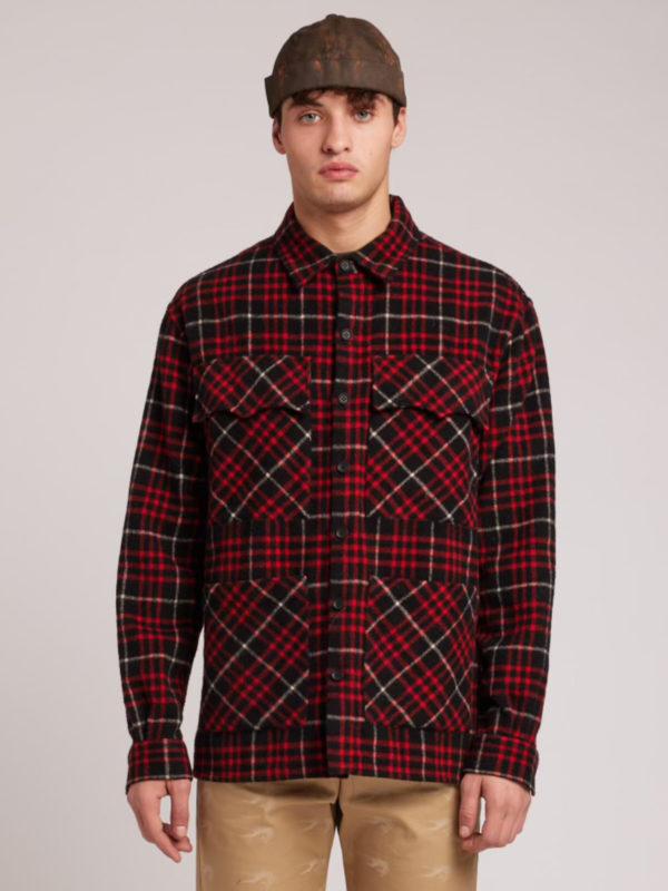 plùs que ma vìe TARTAN SHIRT RED