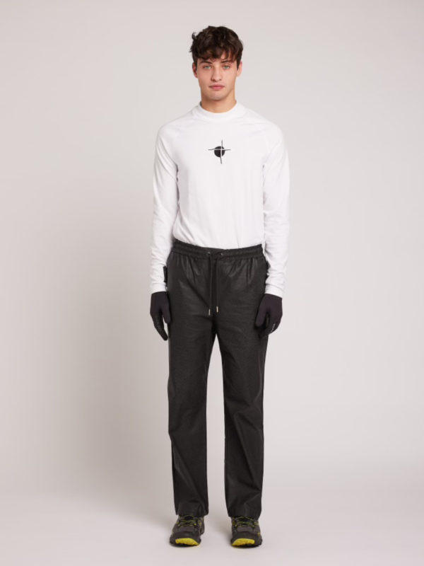 plùs que ma vìe TECH SPORTY TROUSERS BLACK