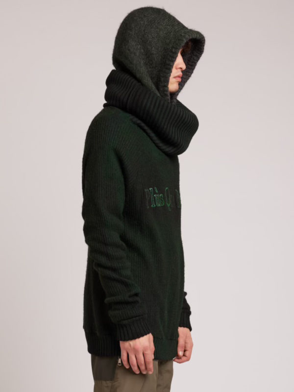 Plùs Que Ma Vìe TURTLE SWEATER DARK GREEN