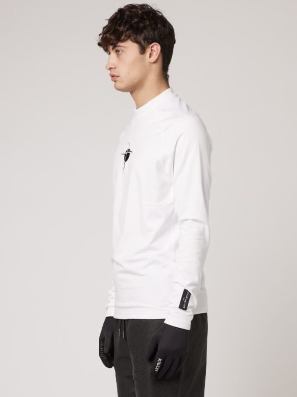Plùs Que Ma Vìe PQMV LOGO LONG SLEEVE T-SHIRT WHITE